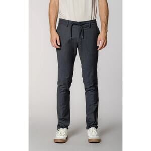 Mason’s Mens Milano Wool Jogger Chino Pants 32 Black Italian Luxury Business